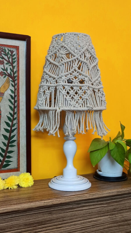 Macrame online lampshade